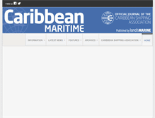 Tablet Screenshot of caribbean-maritime.com